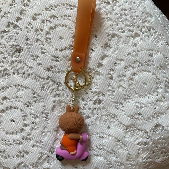 Boom colorful Labubu silicone keychain - Picture 2 of 2